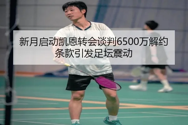 新月启动凯恩转会谈判6500万解约条款引发足坛震动